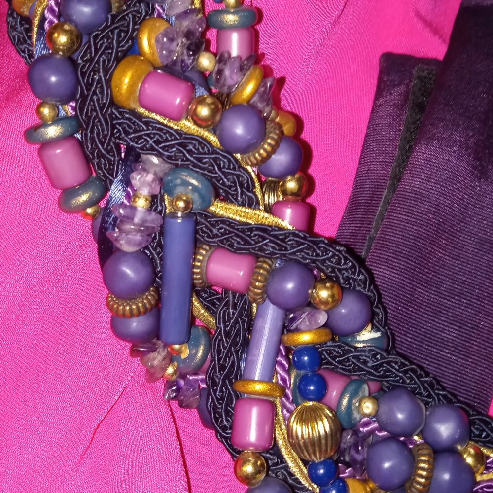 Fashion Designer Beaded Belt
